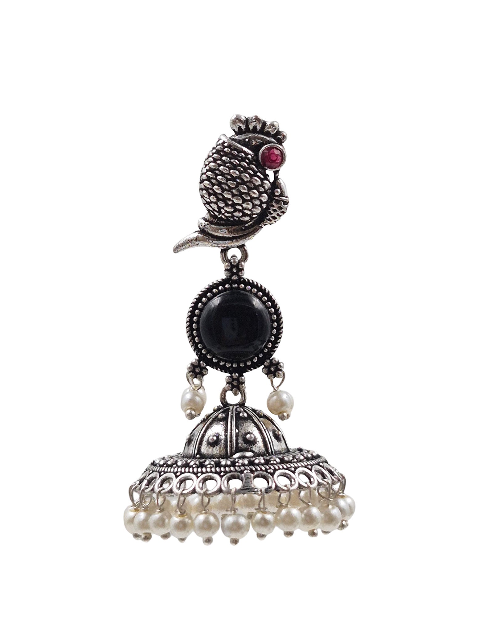 NIHARA STONE JHUMKA EARRINGS