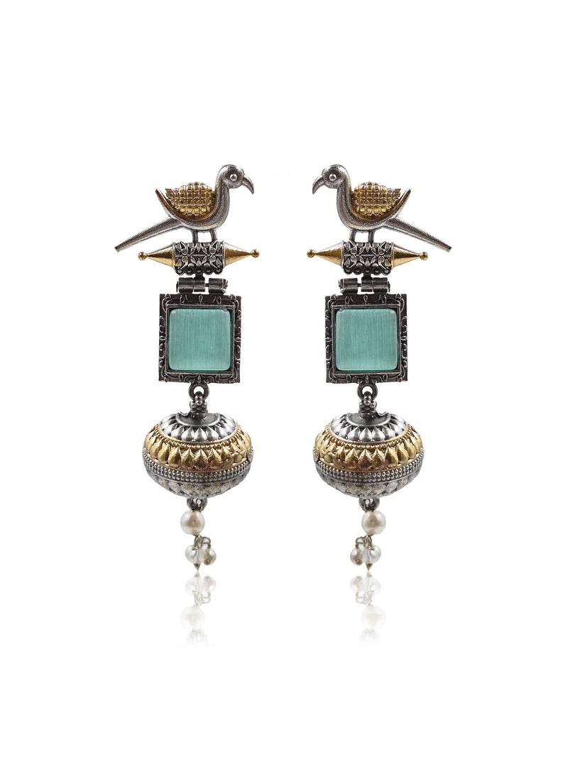Pankhi Dualtone Dangler Earrings