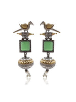 Load image into Gallery viewer, Pankhi Dualtone Dangler Earrings