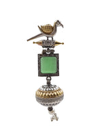 Load image into Gallery viewer, Pankhi Dualtone Dangler Earrings