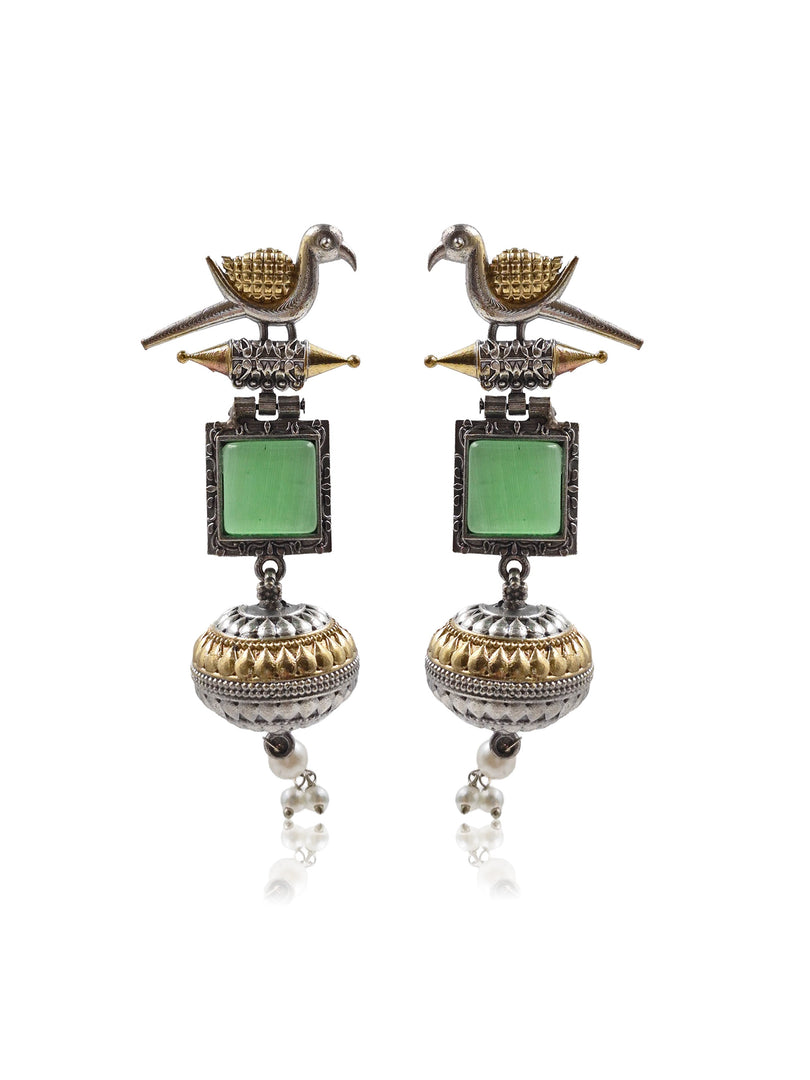 Pankhi Dualtone Dangler Earrings