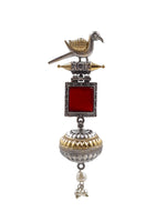 Load image into Gallery viewer, Pankhi Dualtone Dangler Earrings
