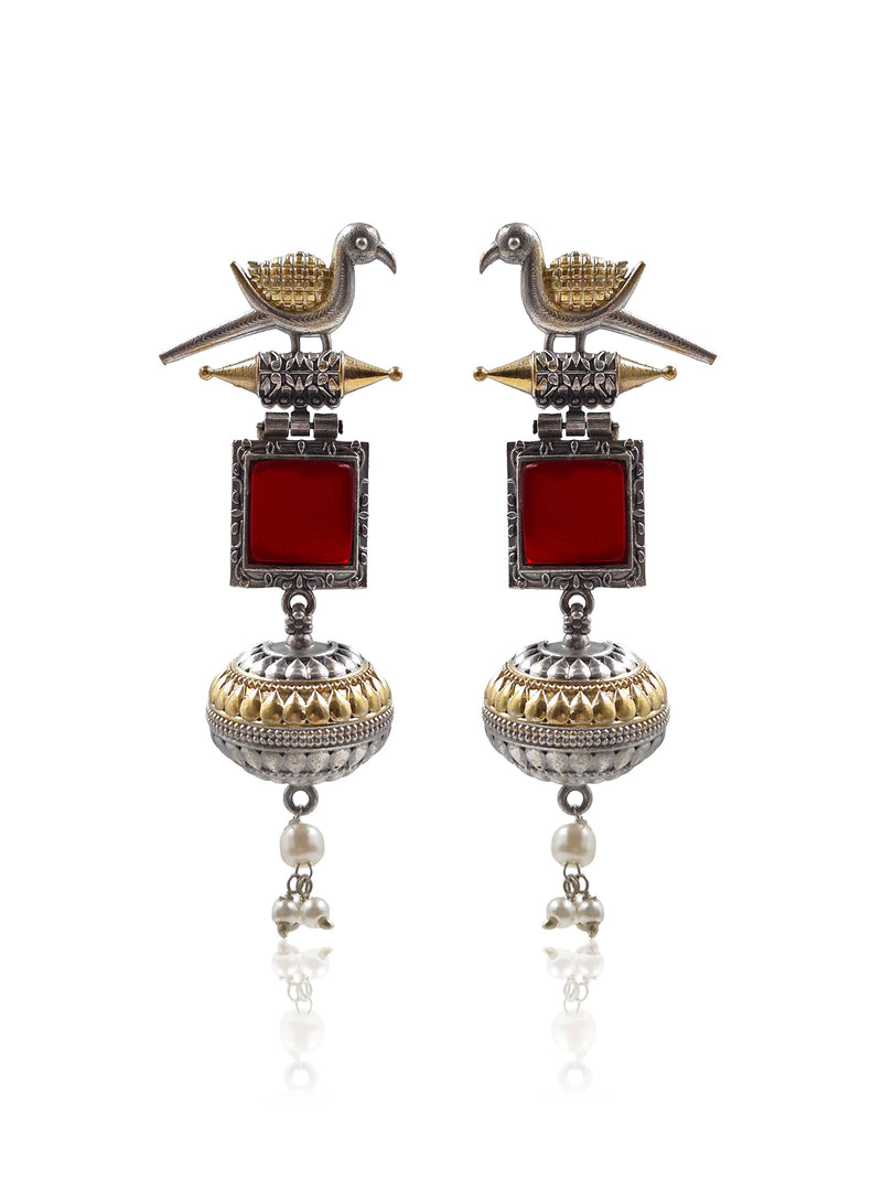 Pankhi Dualtone Dangler Earrings