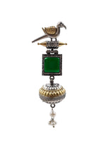 Load image into Gallery viewer, Pankhi Dualtone Dangler Earrings