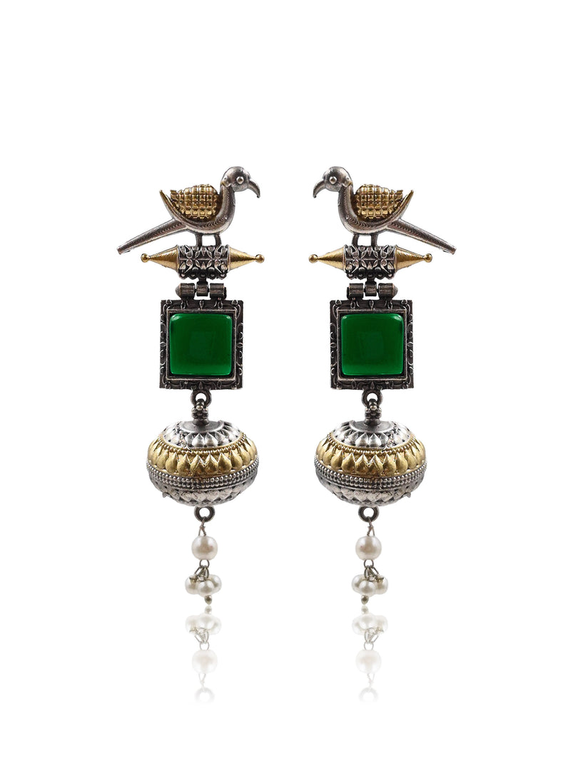 Pankhi Dualtone Dangler Earrings