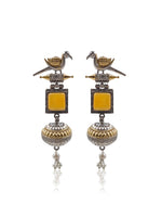 Load image into Gallery viewer, Pankhi Dualtone Dangler Earrings