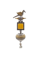 Load image into Gallery viewer, Pankhi Dualtone Dangler Earrings