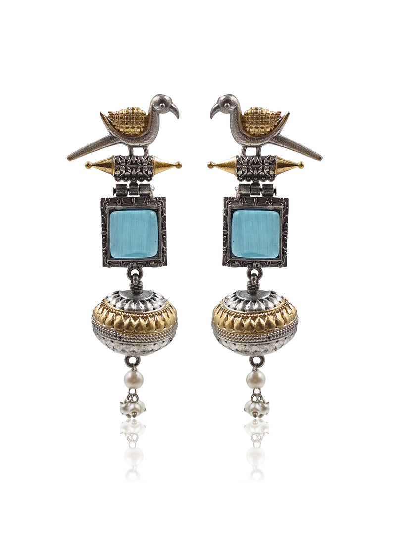 Pankhi Dualtone Dangler Earrings