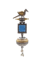 Load image into Gallery viewer, Pankhi Dualtone Dangler Earrings
