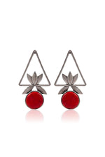 Load image into Gallery viewer, Jiya Stud Stone Earrings