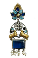 Load image into Gallery viewer, Nandi Dualtone Stone Earrings