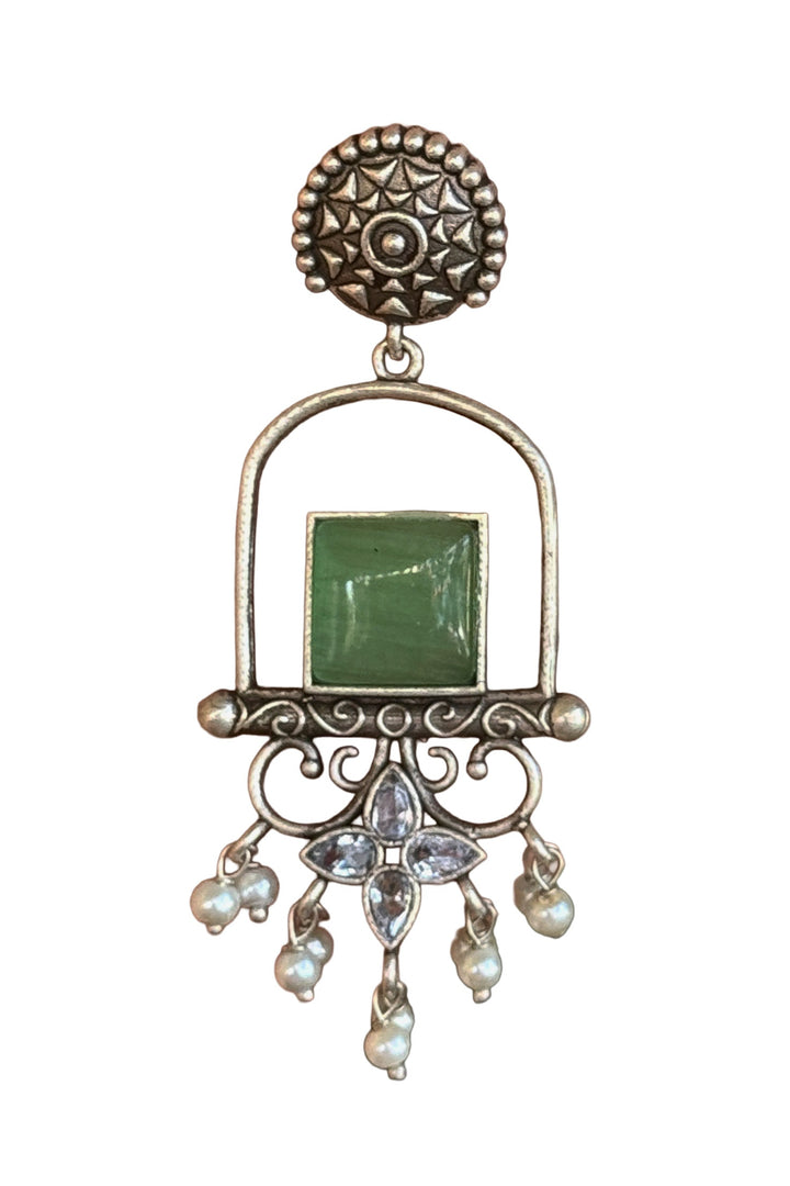 Coral Dangler Earrings
