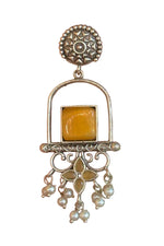 Load image into Gallery viewer, Coral Dangler Earrings