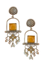 Load image into Gallery viewer, Coral Dangler Earrings