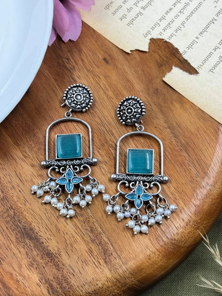Coral Dangler Earrings