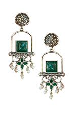 Load image into Gallery viewer, Coral Dangler Earrings