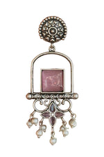 Load image into Gallery viewer, Coral Dangler Earrings