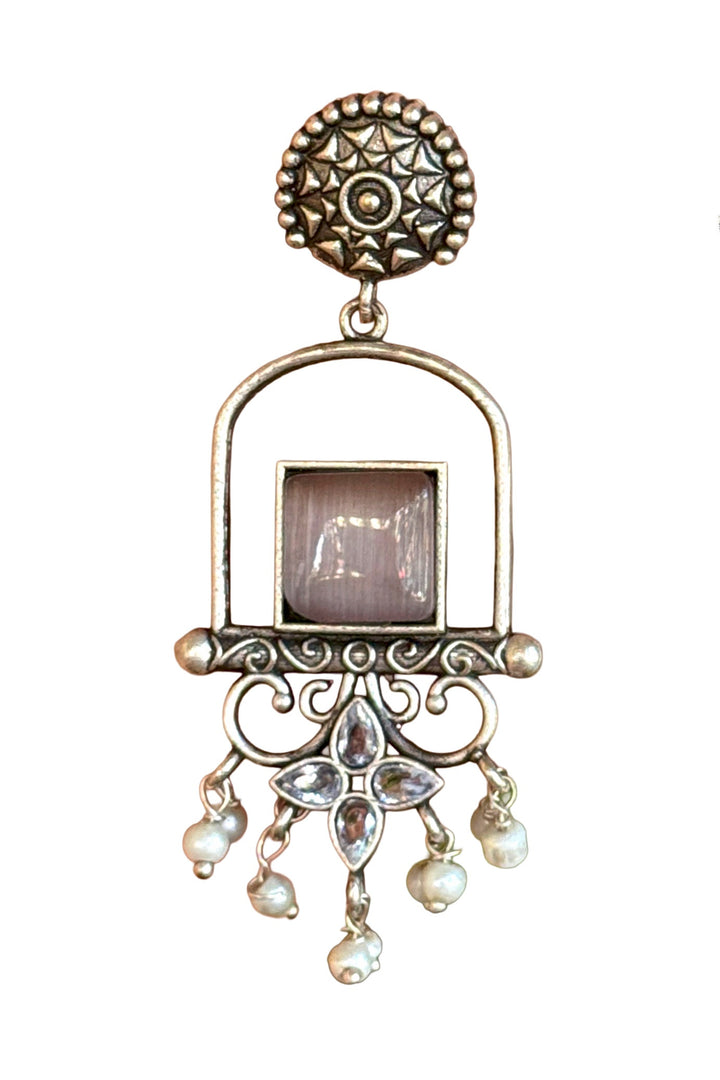 Coral Dangler Earrings
