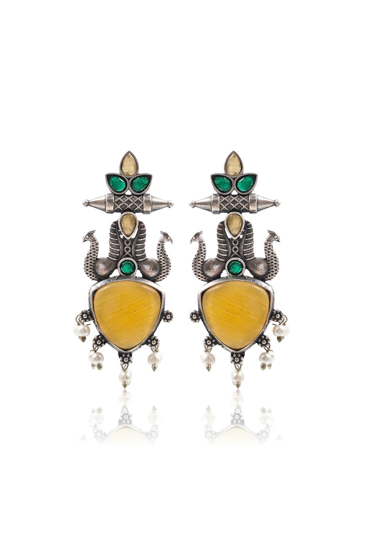 Kiara Stud Stone Earrings