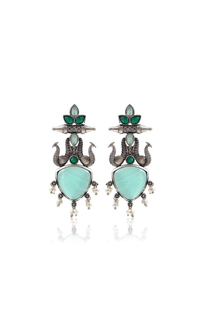 Kiara Stud Stone Earrings