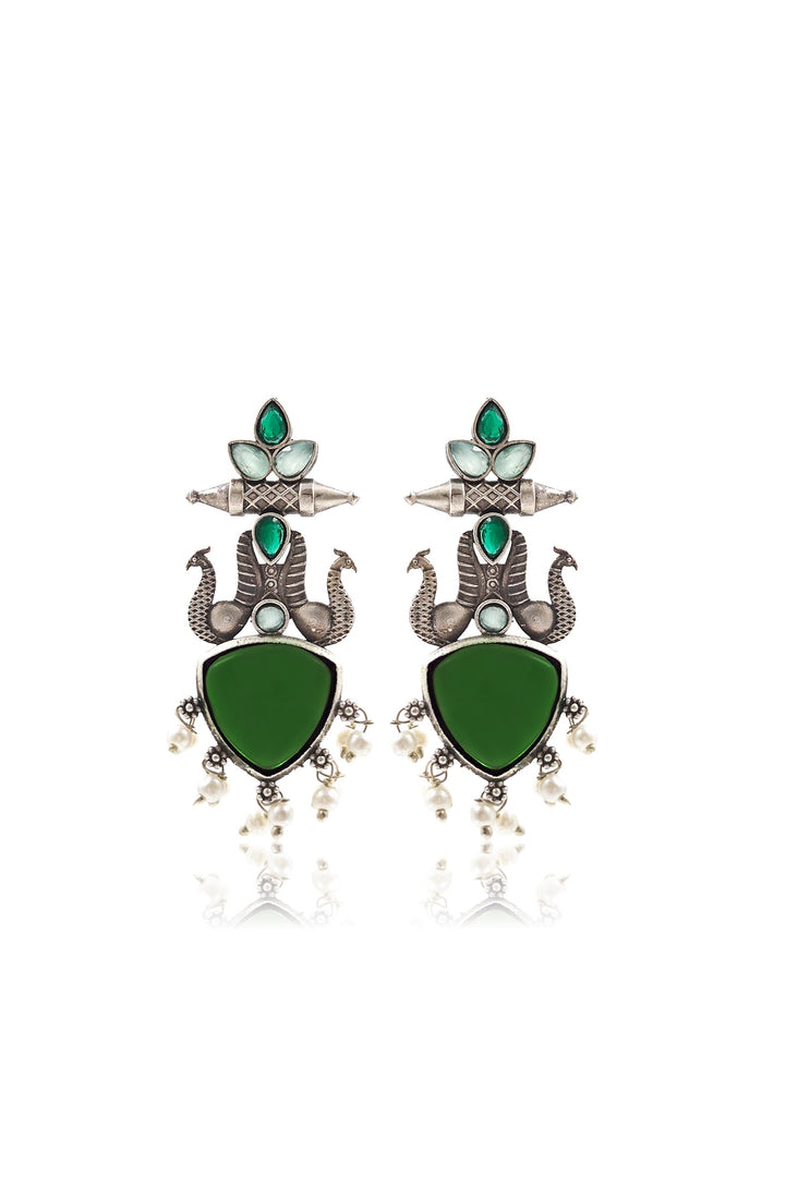 Kiara Stud Stone Earrings