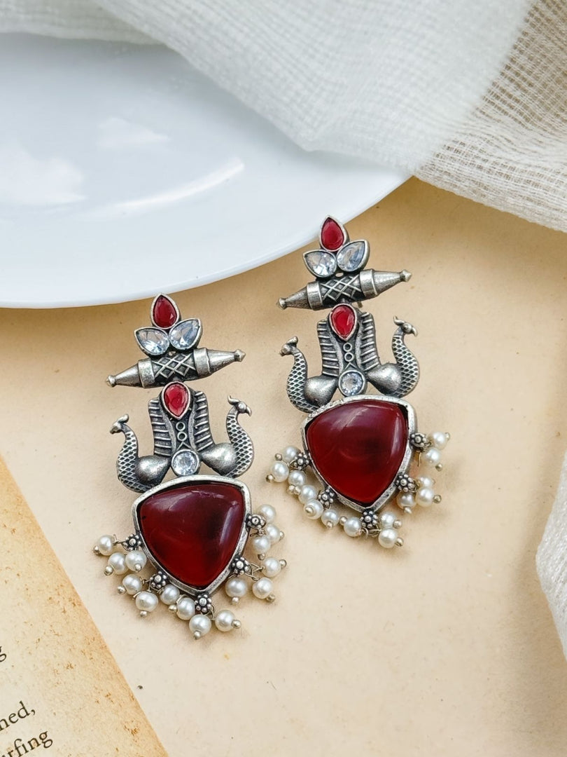 Kiara Stud Stone Earrings