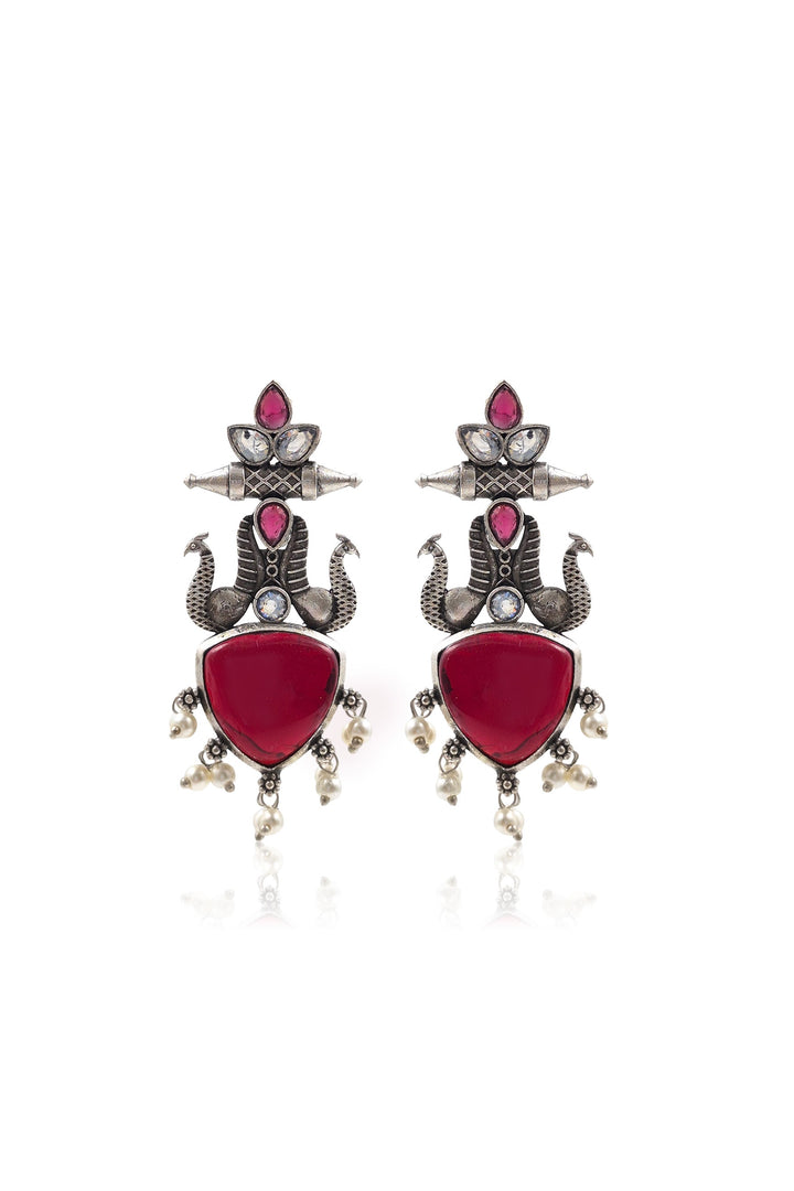 Kiara Stud Stone Earrings
