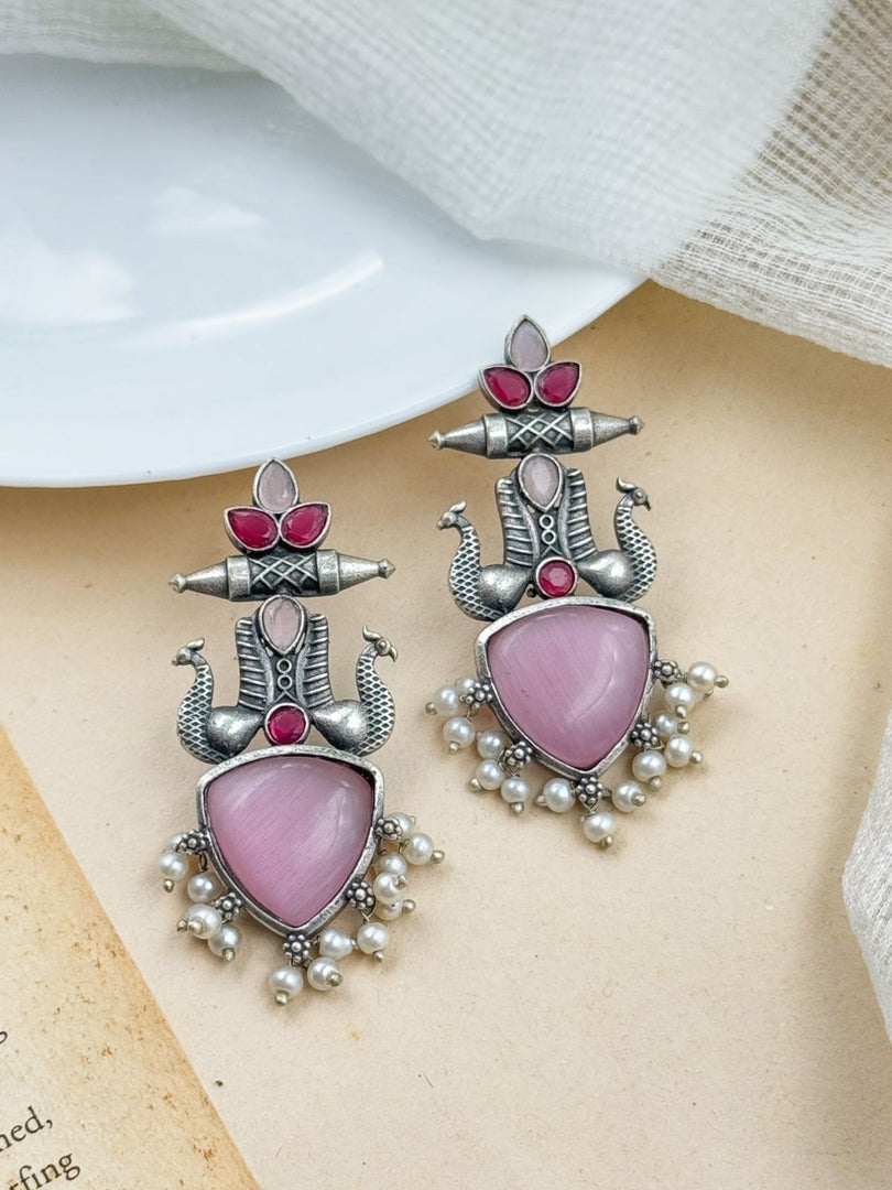 Kiara Stud Stone Earrings