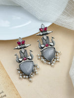 Load image into Gallery viewer, Kiara Stud Stone Earrings