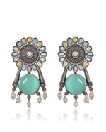 Load image into Gallery viewer, Meher Stud Stone Earrings