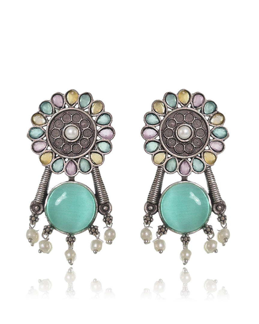 Meher Stud Stone Earrings