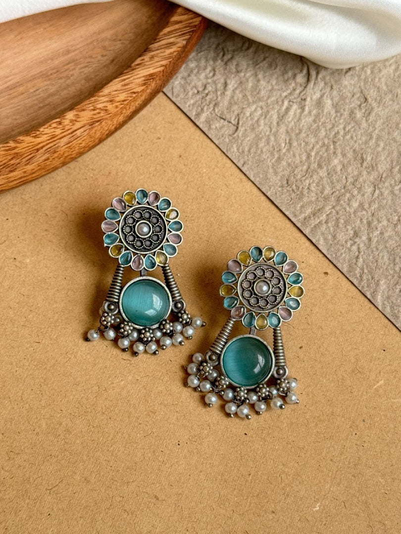 Meher Stud Stone Earrings