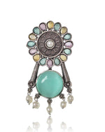 Load image into Gallery viewer, Meher Stud Stone Earrings
