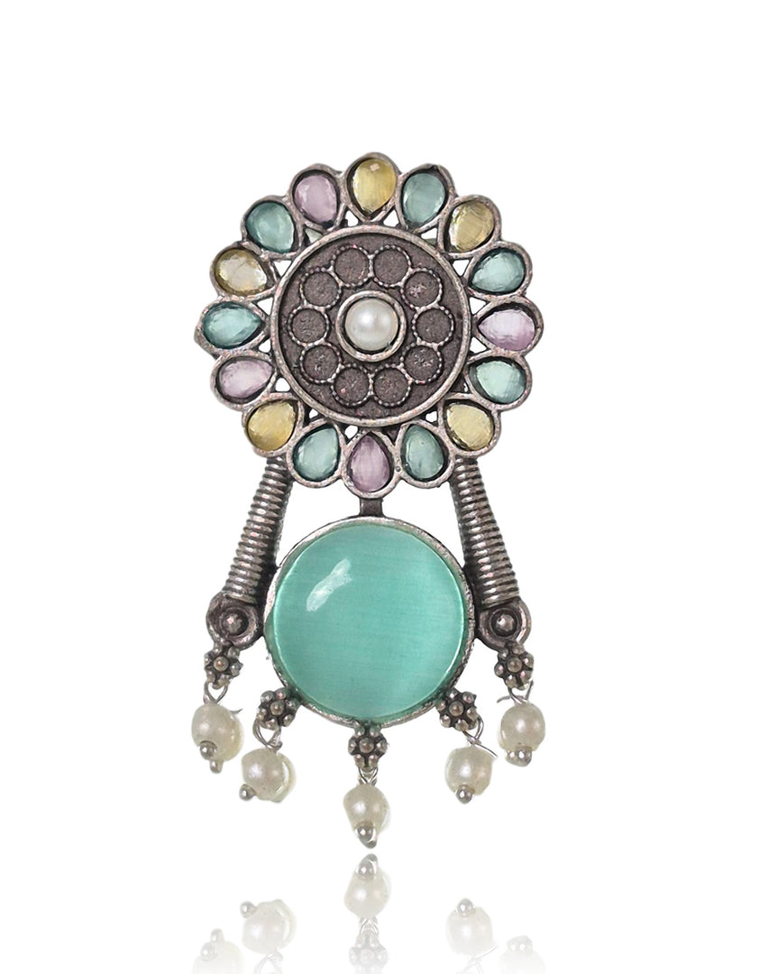 Meher Stud Stone Earrings