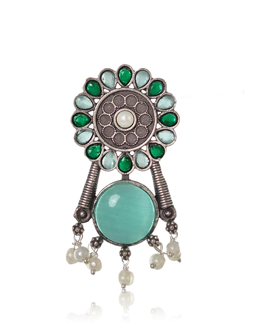 Meher Stud Stone Earrings