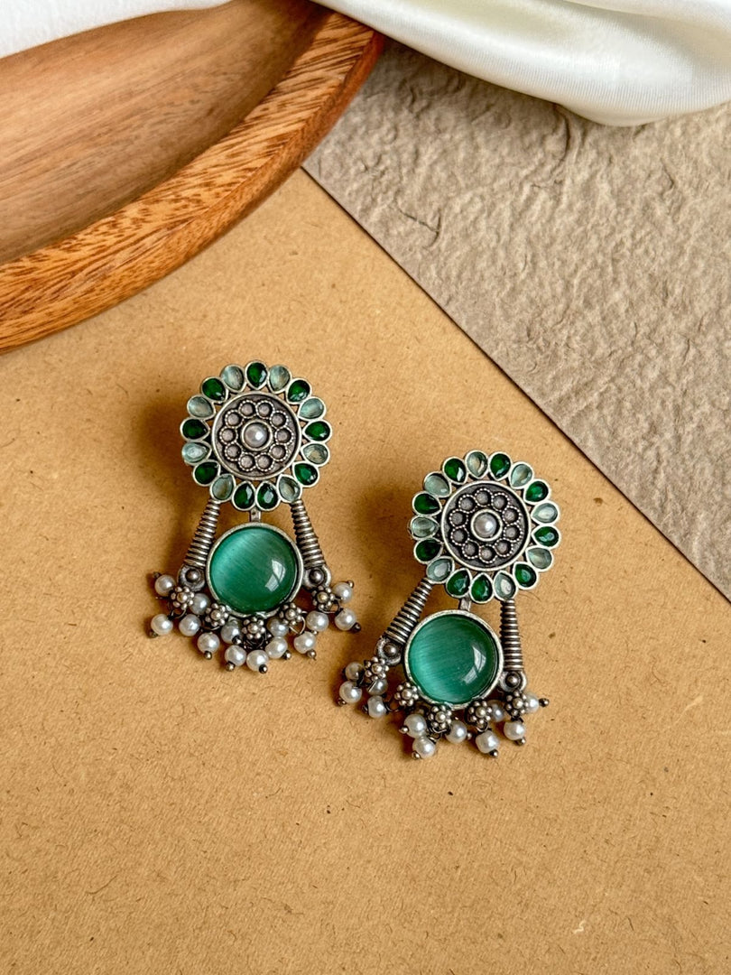 Meher Stud Stone Earrings