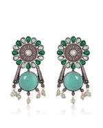 Load image into Gallery viewer, Meher Stud Stone Earrings