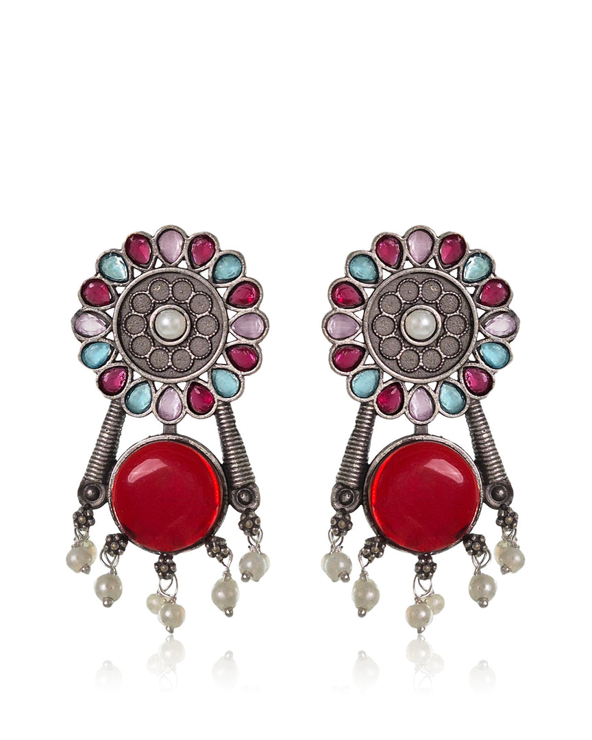 Meher Stud Stone Earrings