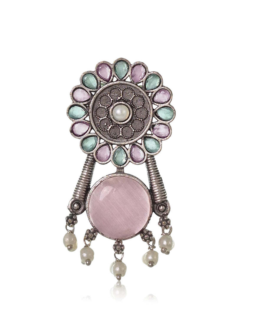 Meher Stud Stone Earrings