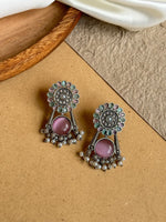 Load image into Gallery viewer, Meher Stud Stone Earrings