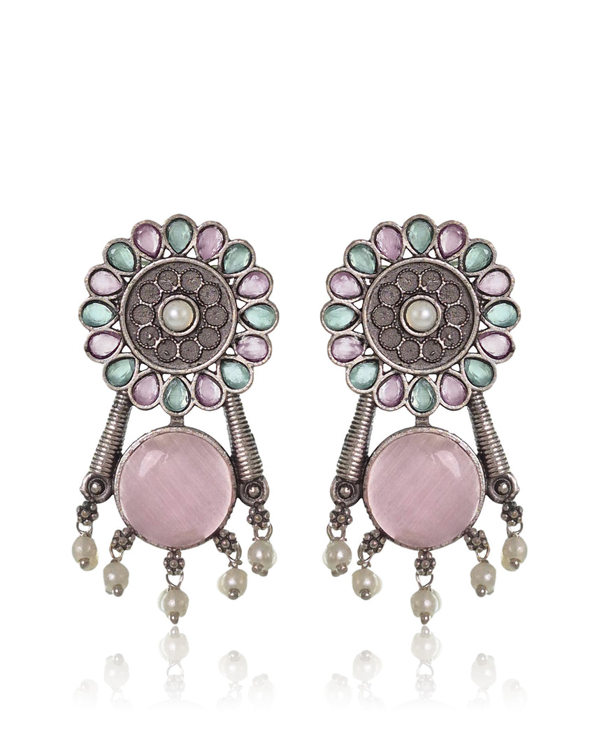 Meher Stud Stone Earrings