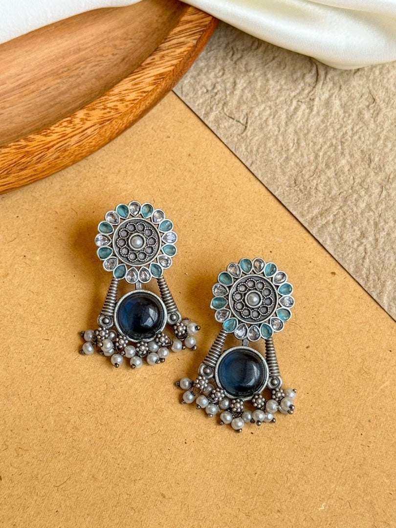 Meher Stud Stone Earrings