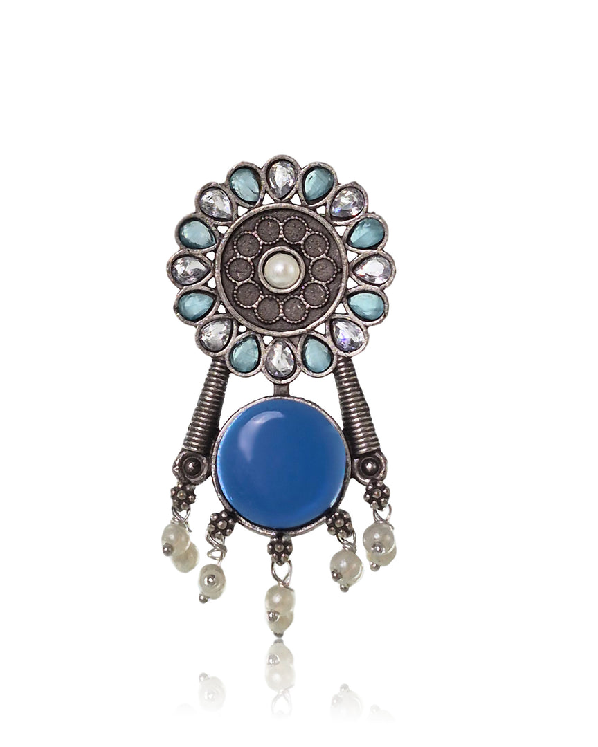 Meher Stud Stone Earrings