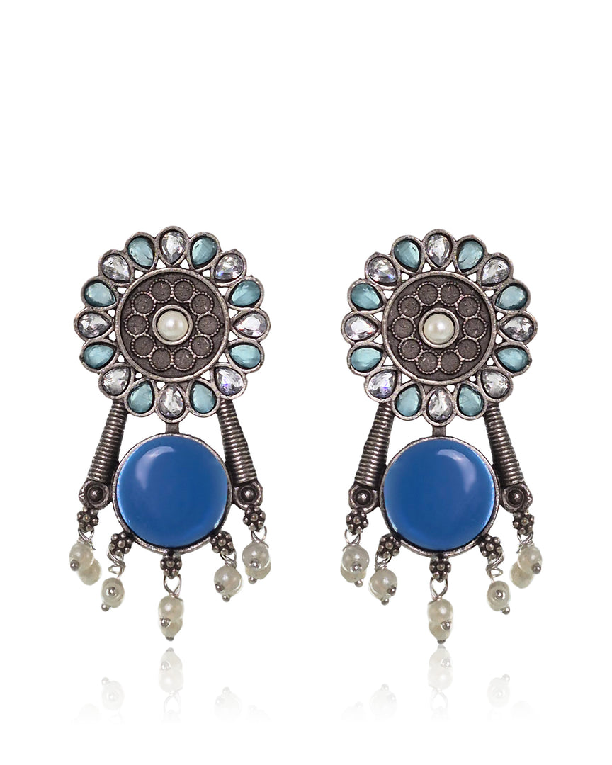 Meher Stud Stone Earrings