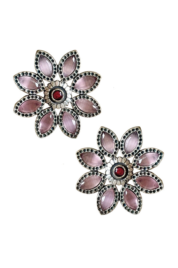 Nishi Stud Stone Earrings