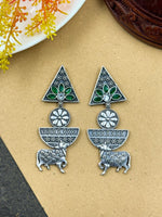 Load image into Gallery viewer, Vrisha Dangler Stone Earrings