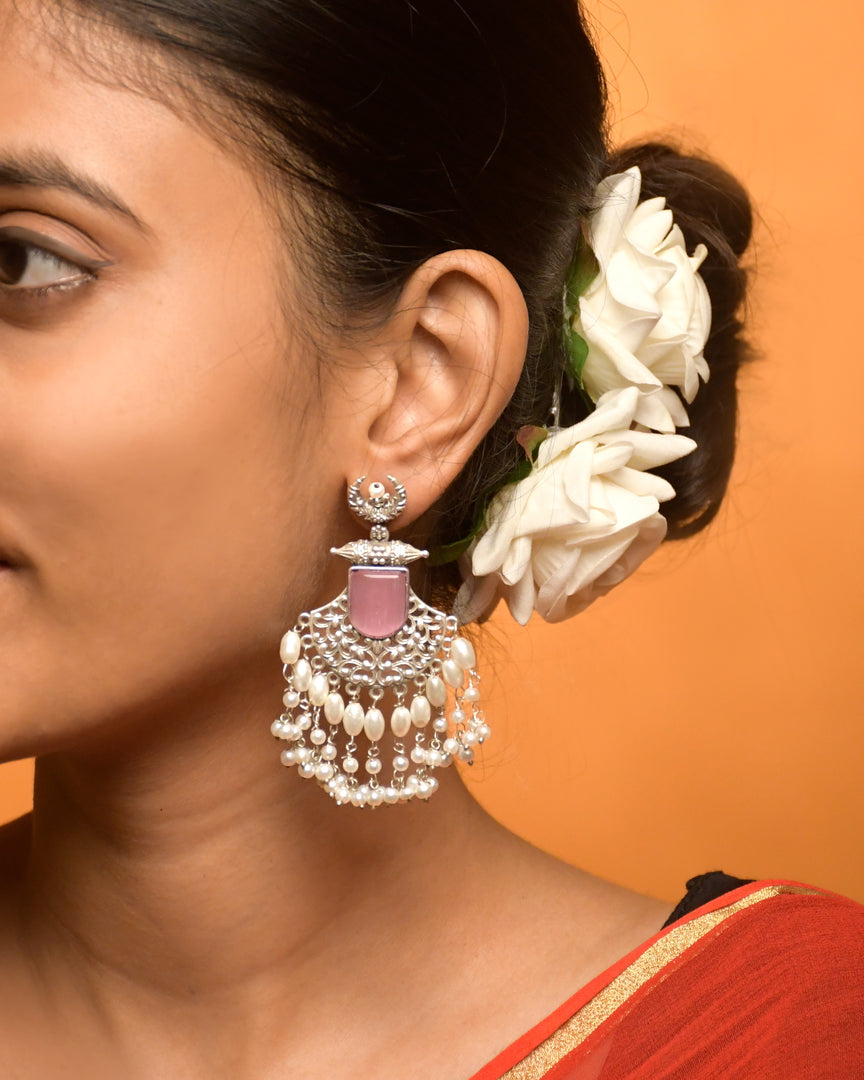 MOON DANGLER EARRINGS