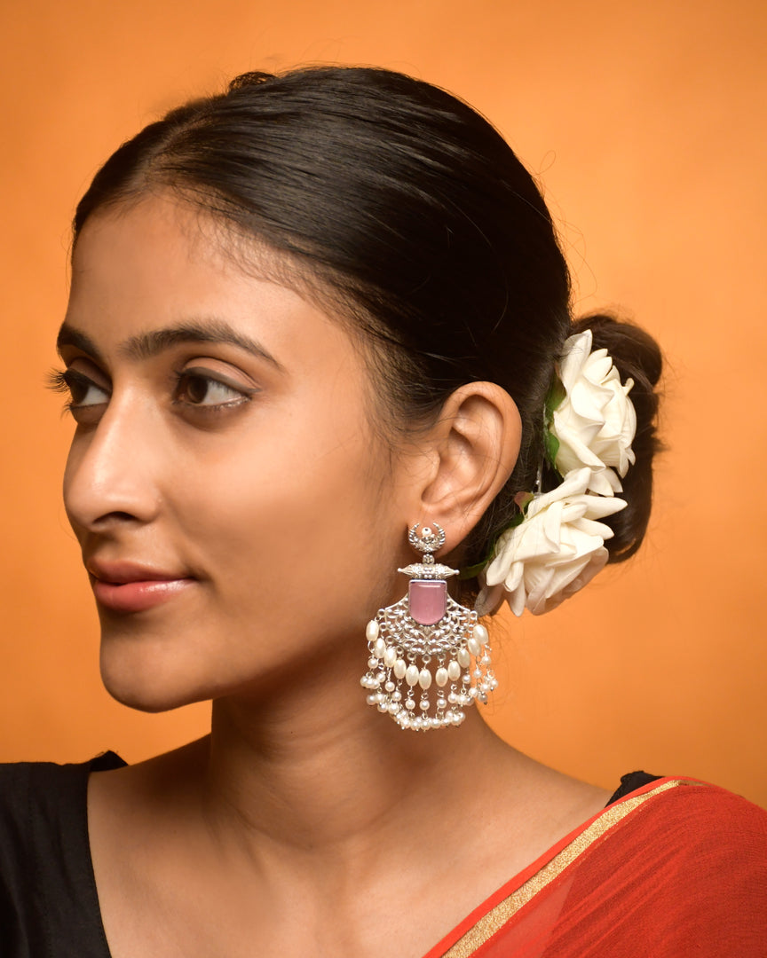 MOON DANGLER EARRINGS