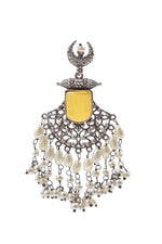 Load image into Gallery viewer, MOON DANGLER EARRINGS