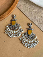 Load image into Gallery viewer, MOON DANGLER EARRINGS